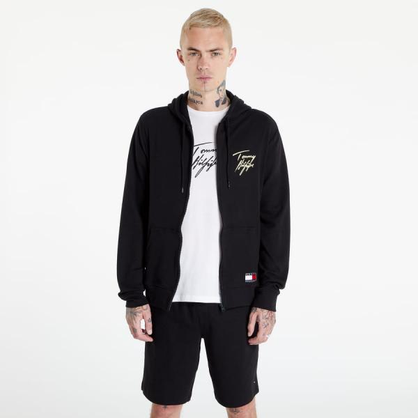 Mikina Tommy Hilfiger Tommy 85 Signature Logo Hoodie Black