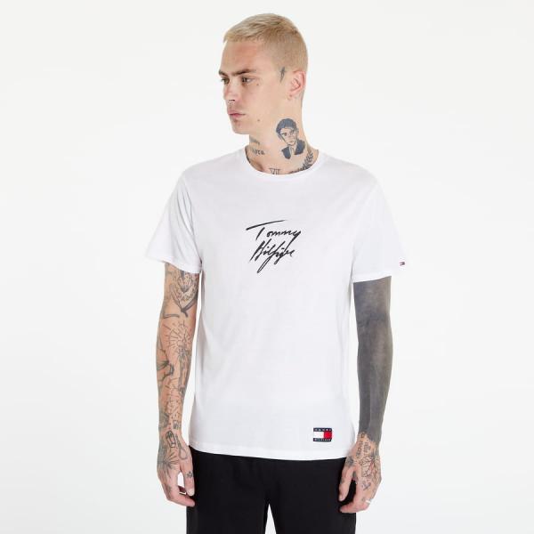 Tričko s krátkým rukávem Tommy Hilfiger Tommy 85 Signature Logo T-Shirt White