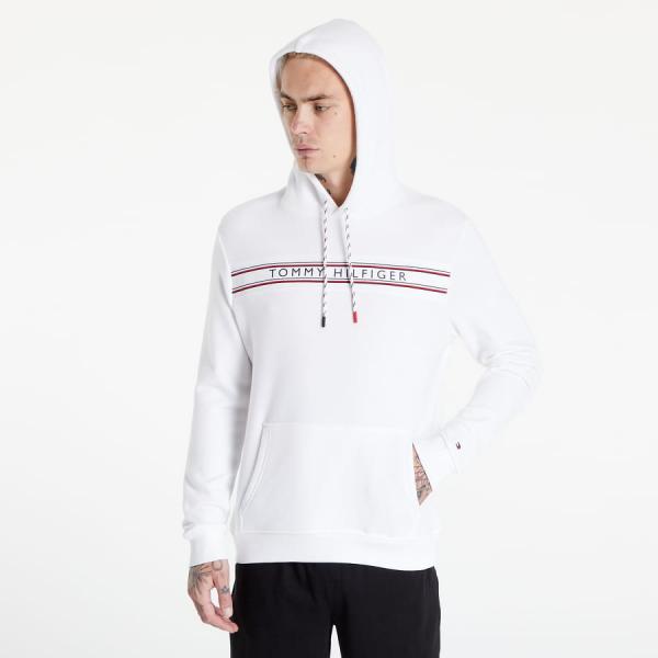 Tommy Hilfiger Signature Tape Hoodie White