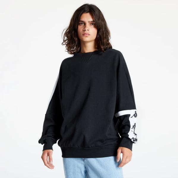 Mikina Kappa 222 Banda 10 Fasto Fleece Jumper Black