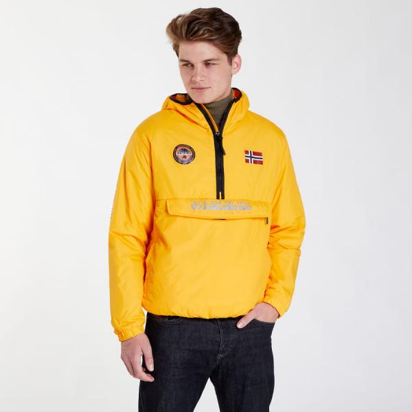 Pánská zimní bunda NAPAPIJRI Circular Anorak Pack Žlutá