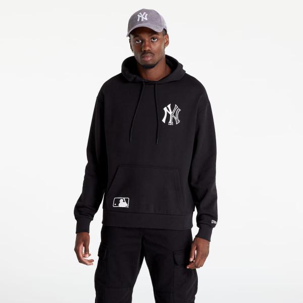 Mikina New Era MLB Half Logo Oversized Hoodie New York Yankees Černá