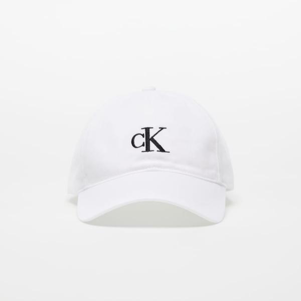 CALVIN KLEIN JEANS Special Type Logo Cap White