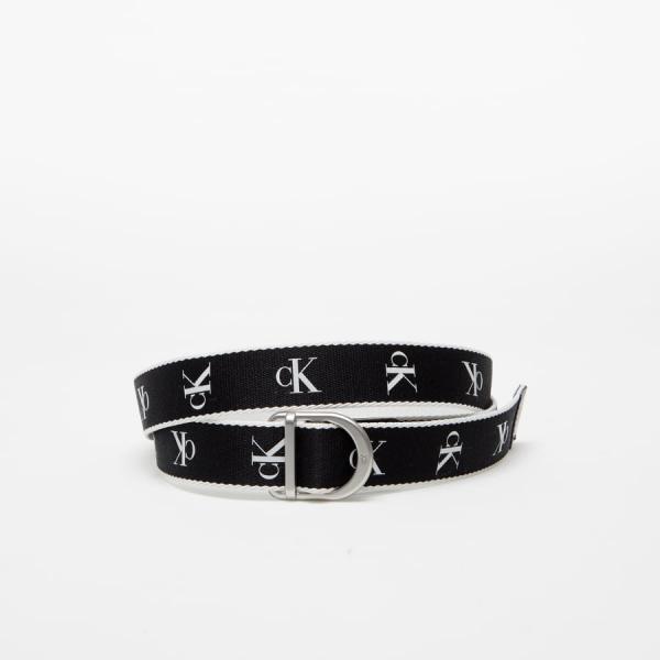 Pásek CALVIN KLEIN JEANS D-Ring Slider Belt 30MM Černý