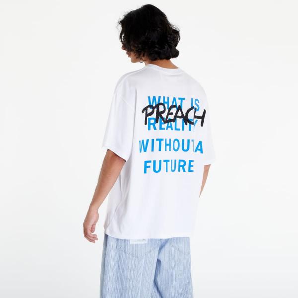 Tričko PREACH Question T-Shirt GOTS White XL