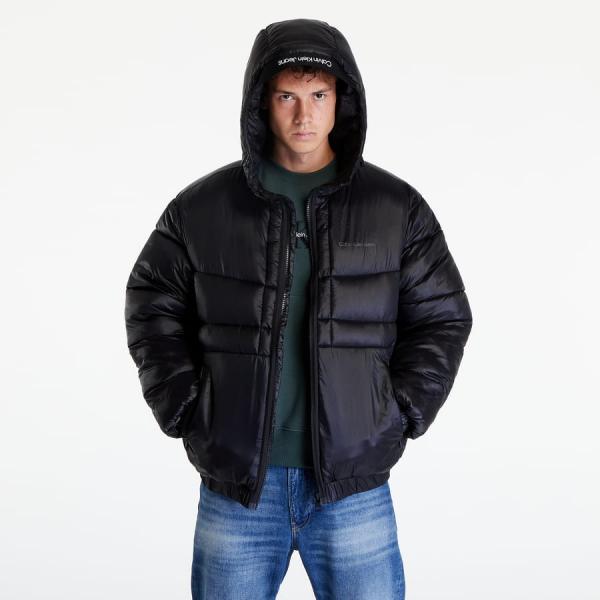 Bunda CALVIN KLEIN JEANS Shine Puffer Jacket Black XL