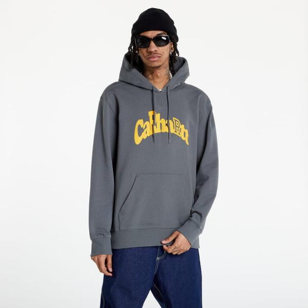 Mikina Carhartt WIP Hooded Amherst Sweat zelená