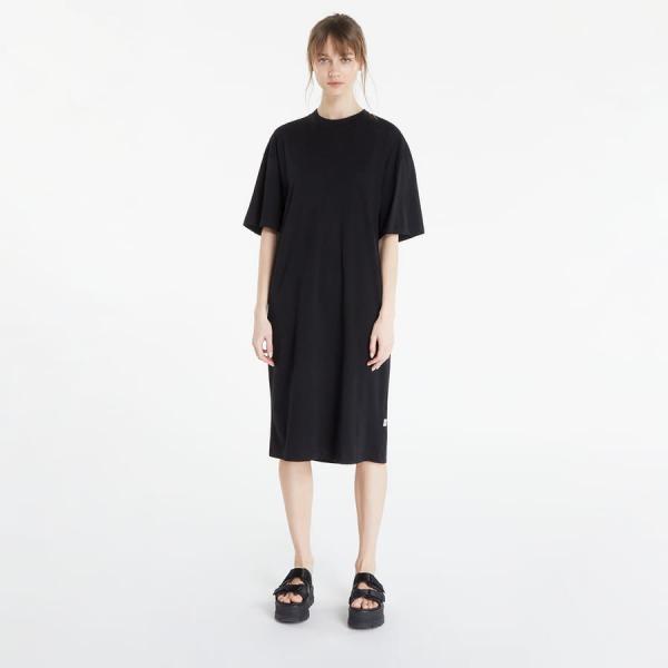Urban Classics Ladies Organic Long Oversized Tee Dress Black