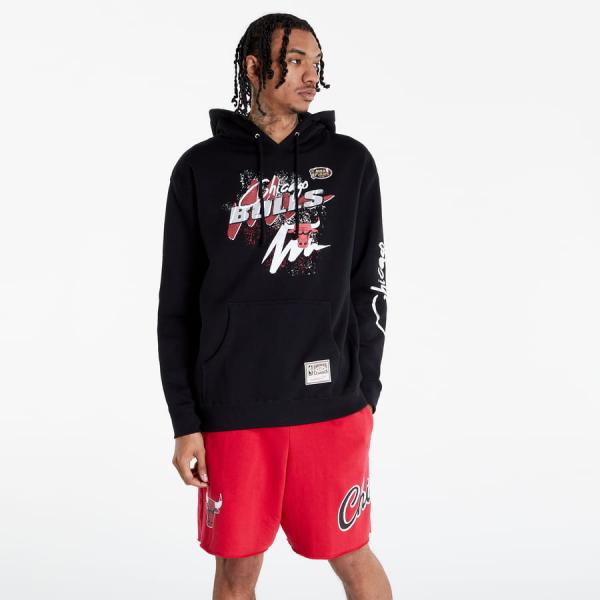 Mikina Mitchell & Ness Hyper Hoops Hoodie Chicago Bulls černá
