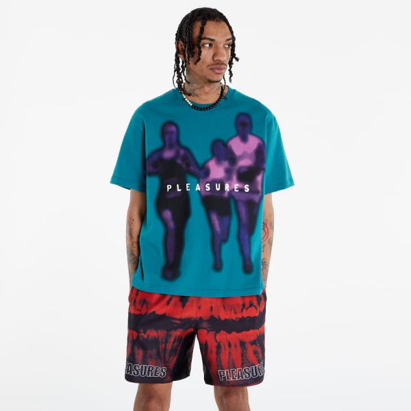 Tričko s krátkým rukávem PLEASURES Leader Heavyweight T-Shirt zelené