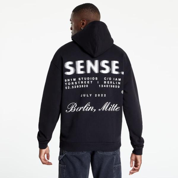 Mikina 9N1M SENSE. Hoodie Berlin Black