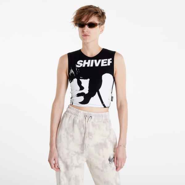 Wasted Paris WM Tank Top Shiver Černé