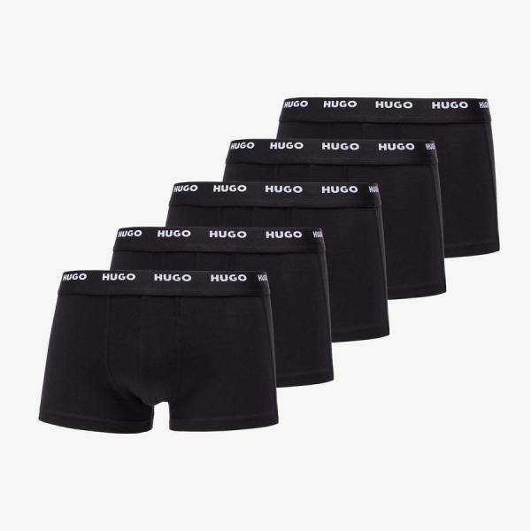 Hugo Boss 5-Pack Trunks With Logo Waistband Black