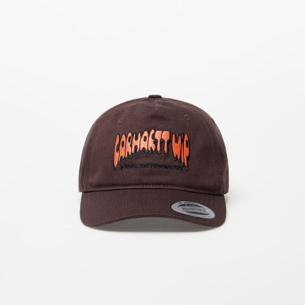 Kšiltovka Carhartt WIP Bubble Script Cap Vínová
