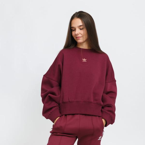 Dámská mikina adidas Originals Sweatshirt vínová