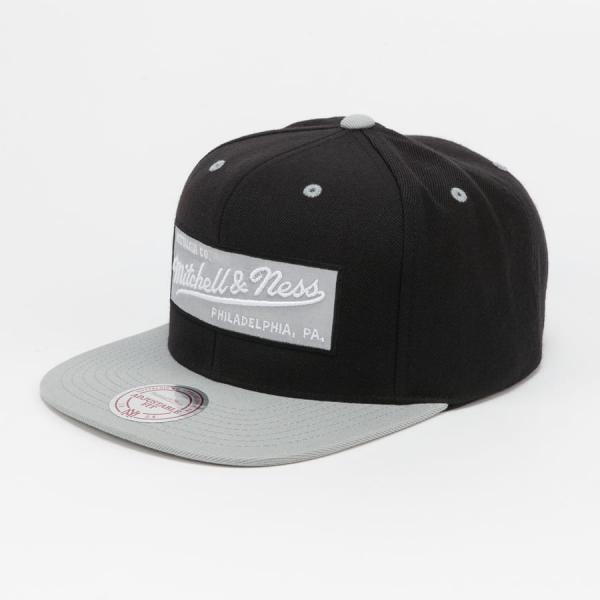 Snapback Mitchell & Ness Branded Box Logo Snapback černá / šedá