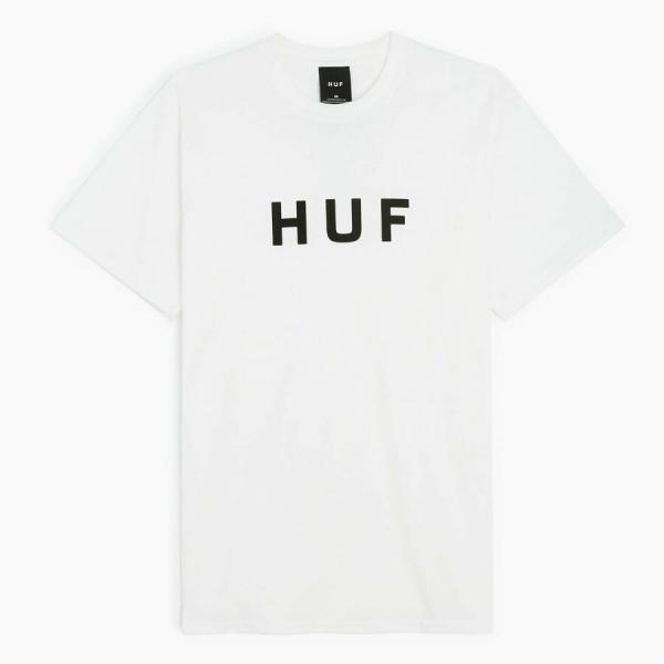 Tričko s krátkým rukávem HUF Essentials OG Logo T-Shirt White