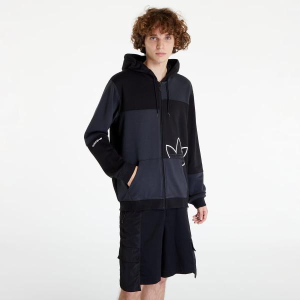 Mikina adidas Originals Sport French Terry Zip Hoodie Black