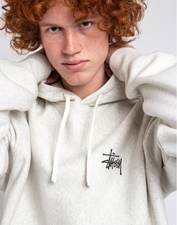 Stüssy Basic Stussy Hood ash heather M