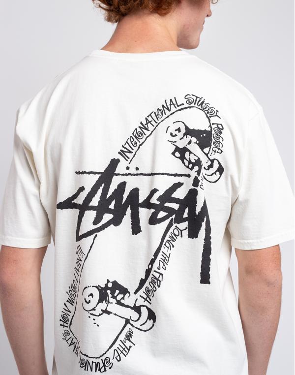 Tričko Stüssy Skate Posse Pig. Dyed Tee natural
