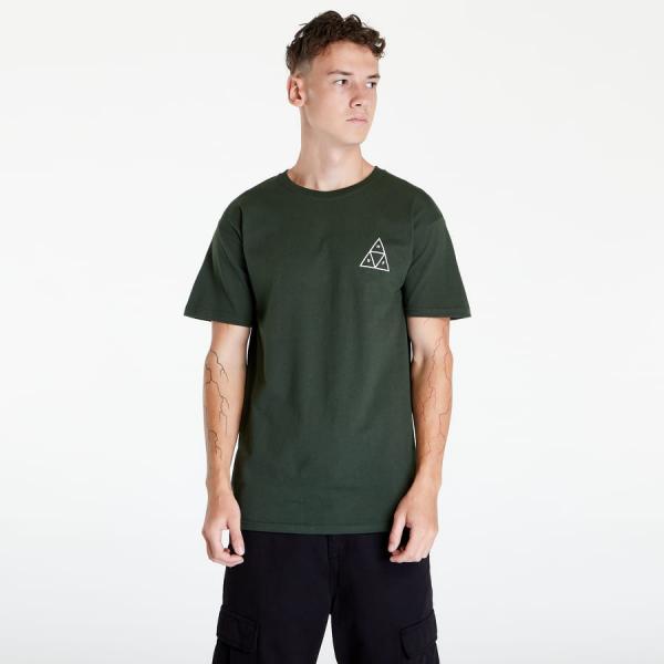 Tričko s krátkým rukávem HUF Essentials Triple Triangle T-Shirt Green