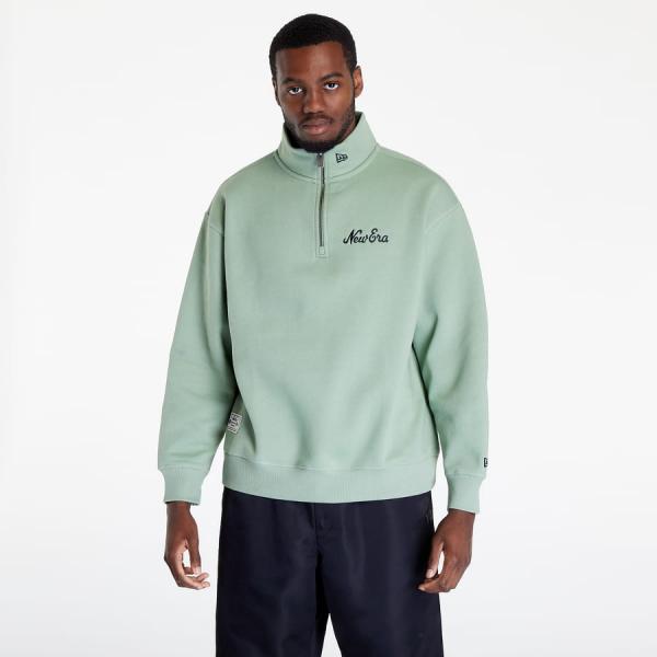 New Era Script Qtr Zip Green