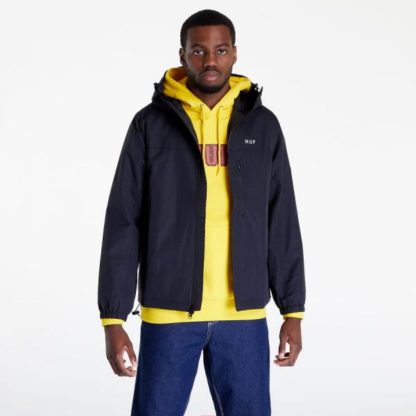 Větrovka HUF Essentials Zip Standard Shell Black