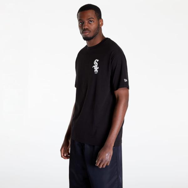 Tričko s krátkým rukávem New Era MLB League Essential Oversized Tee Chicago White Sox Černé