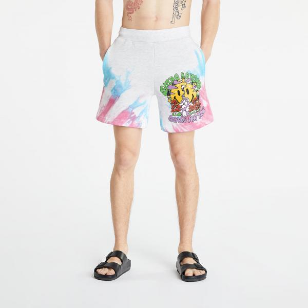 MARKET Smiley Beyond Space And Time Sweatshorts Purple Blue Tie-Dye