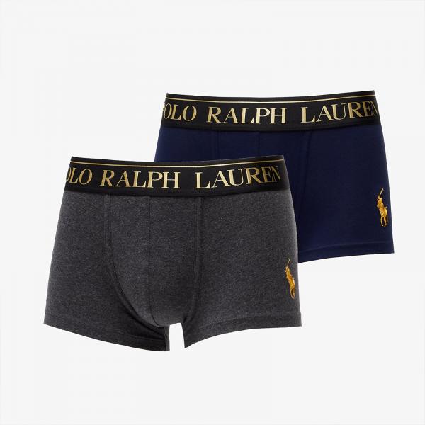 Ralph Lauren Polo Trunk Gb 2-Pack Charcoal/ Holiday Red