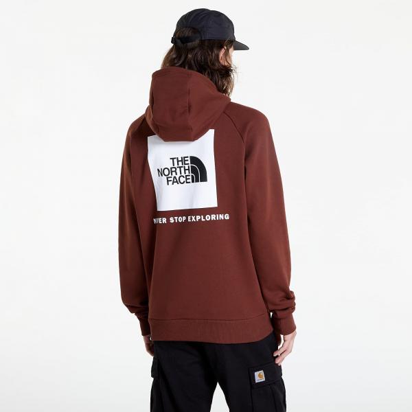 The North Face M Raglan Redbox Hoodie Dark Oak