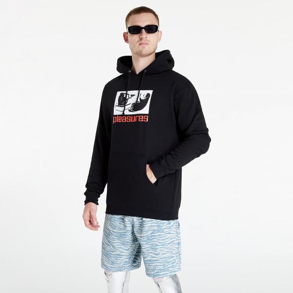 PLEASURES TV Hoodie Black