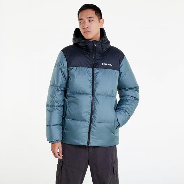 Columbia Puffect™ Hooded Jacket Metal/ Black