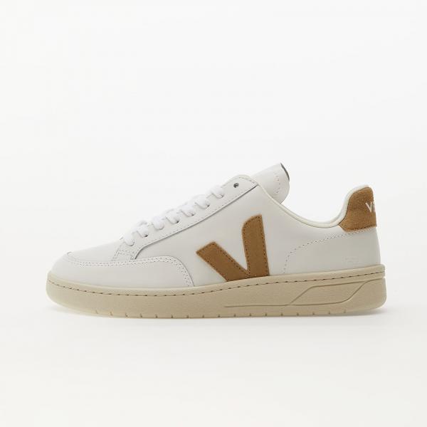 Veja V-12 Leather Extra-White Dune