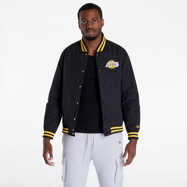 New Era NBA Team Logo Bomber Jacket Los Angeles Lakers Black/ TRP