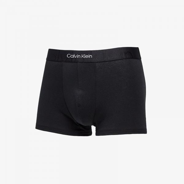 Calvin Klein Embossed Icon Cotton Trunk Black