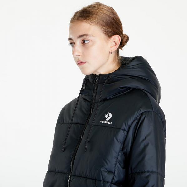 Converse Short Puffer Jacket Black