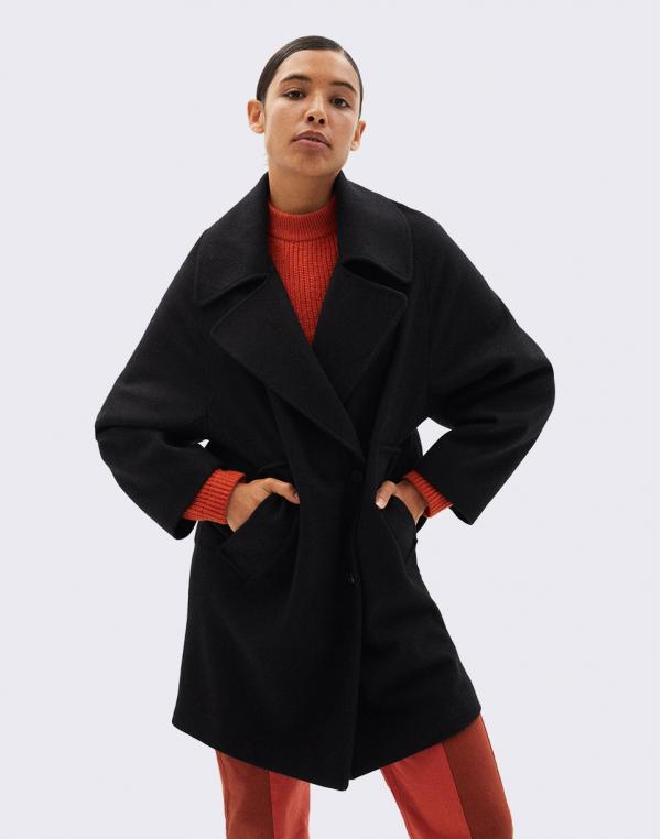Thinking MU Black Trash Grace Coat BLACK XS