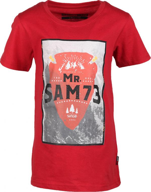 SAM 73 Chlapecké triko BOTIL Červená 128-134