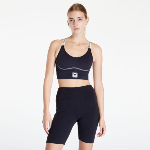 Podprsenka Under Armour Project Rock Infty Mid Bra Black M
