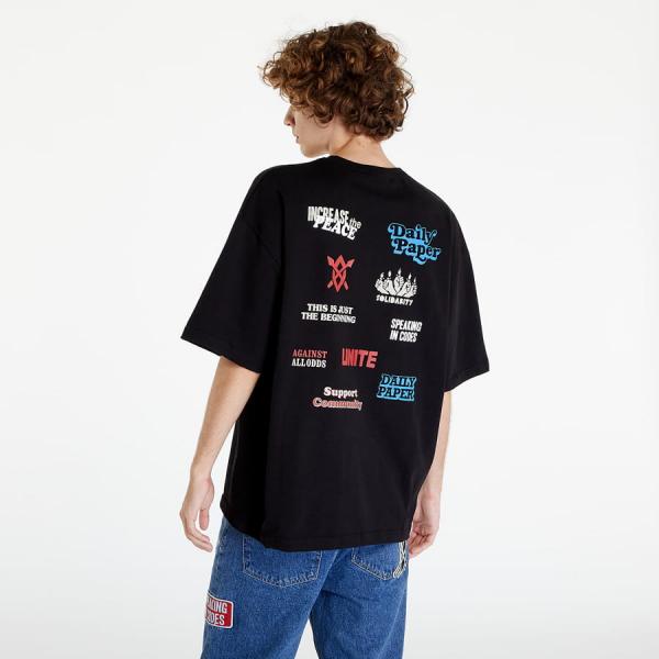 Pánské tričko Daily Paper Nerad Ss T-Shirt Černé