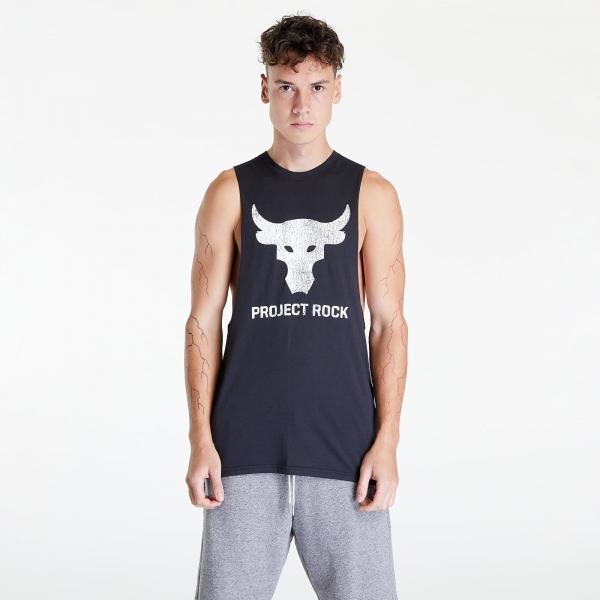 Under Armour Project Rock Brahma Bull Tank Black/ White