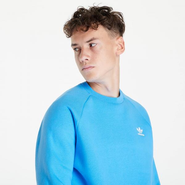 adidas Adicolor Essential Trefoil Crewneck Sweatshirt Pulse Blue