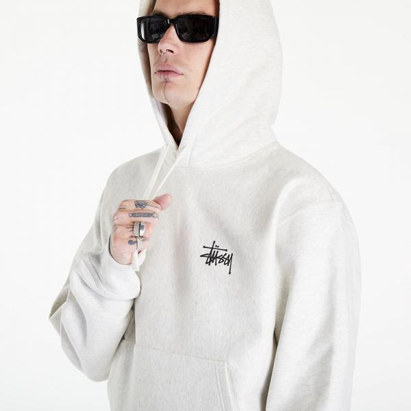 Stüssy Basic Stussy Hoodie Ash Heather