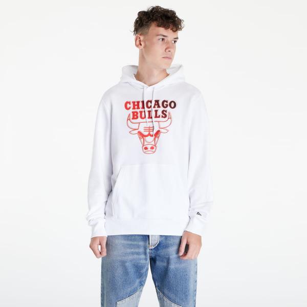 Mikina New Era NBA Neon Fade Hoody Chicago Bulls White M