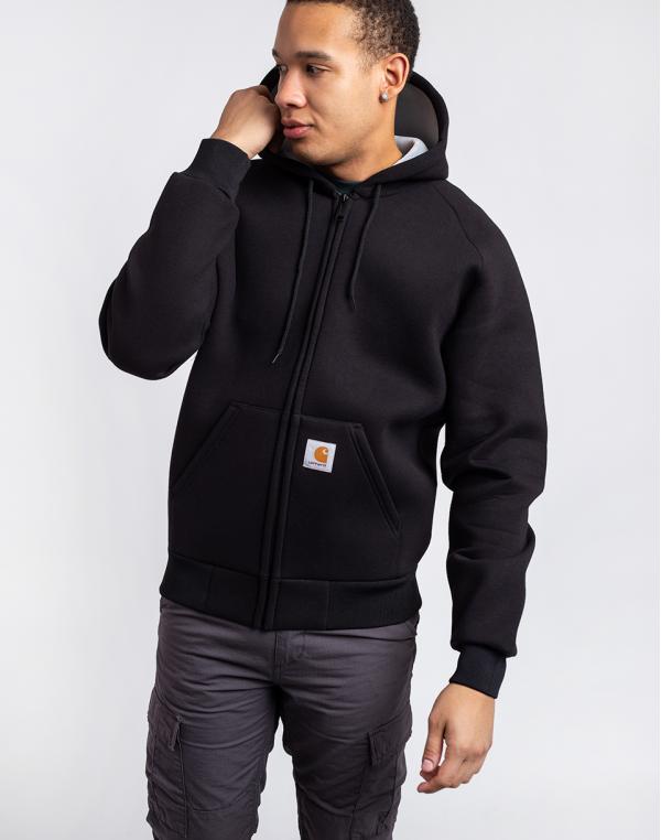 Carhartt WIP Car-Lux Hooded Jacket Black / Grey S