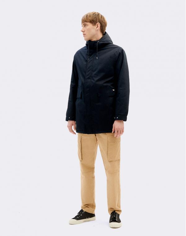 Thinking MU Navy Trash Peps Coat NAVY S