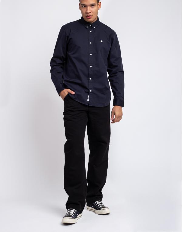 Carhartt WIP Single Knee Pant Black rinsed W32/L32
