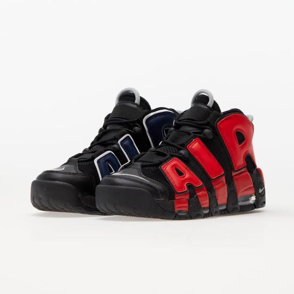 Nike Air More Uptempo '96 Black/ University Red-Midnight Navy-White