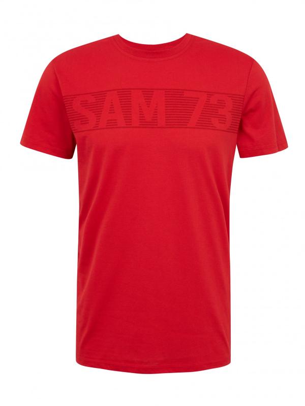 SAM 73 Pánské triko BARRY Červená